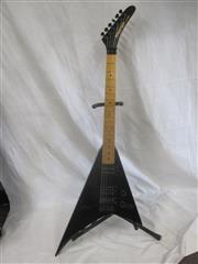 Kramer JK-4000 Flying V Electric Guitar Black | Korean-Made Shred Machine | Loca